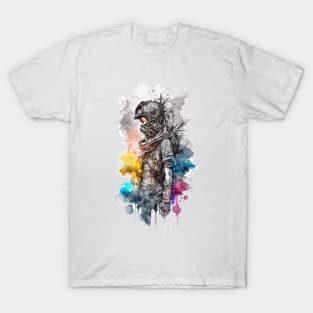 Steampunk Water Colour Woman - V1.03 T-Shirt